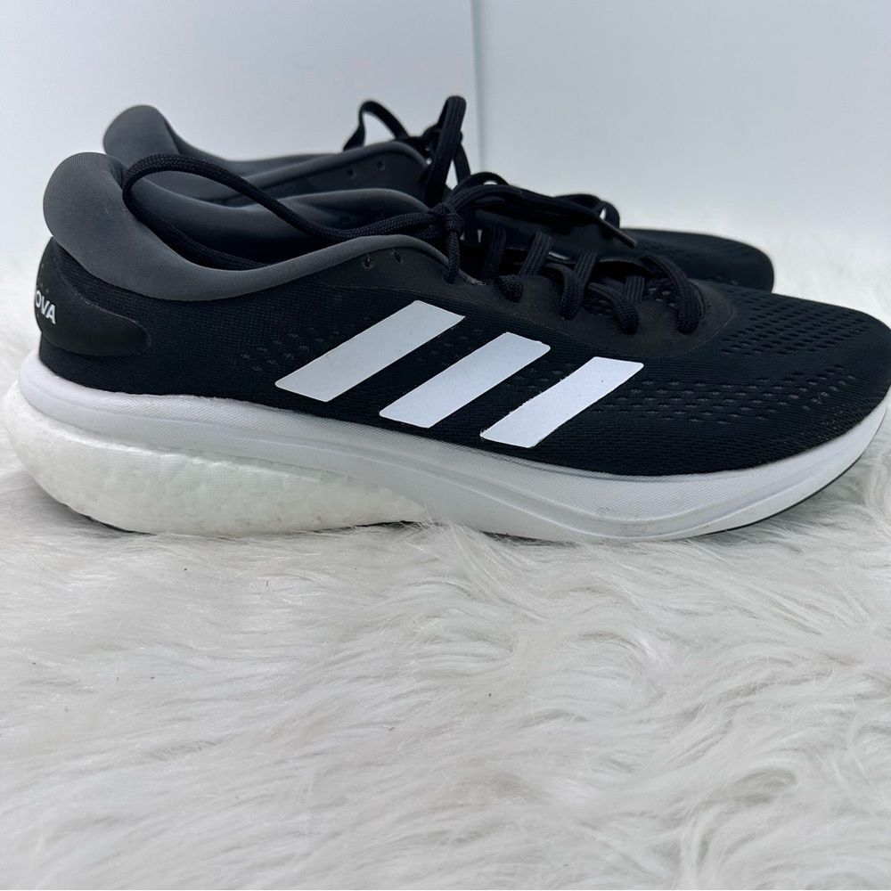 Adidas Black‎ and White Running Shoes